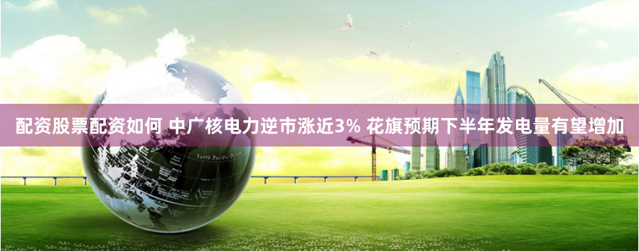 配资股票配资如何 中广核电力逆市涨近3% 花旗预期下半年发电量有望增加